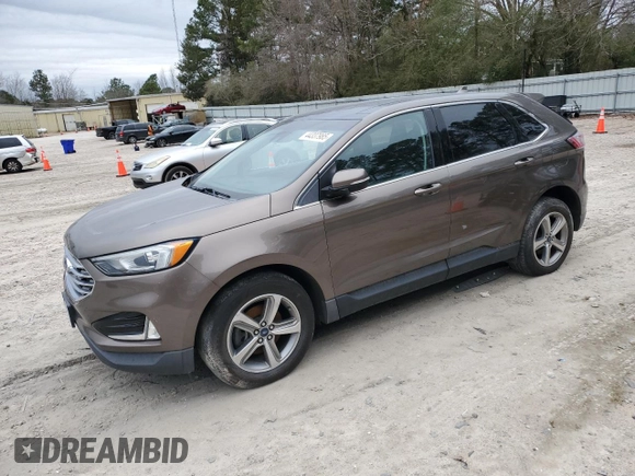 2019 Ford Edge SEL with VIN 2FMPK3J93KBB44923, listed as a Copart auction lot 44337985 with 138,195 mi miles and Clean Title. Bid and sale history available at carsss.com. Image 1.