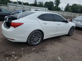 2020 Acura TLX with VIN 19UUB1F39LA003806, listed as a Copart auction lot 59588425 with 131,997 mi miles and Salvage title. Bid and sale history available at DreamBid. Image 3.