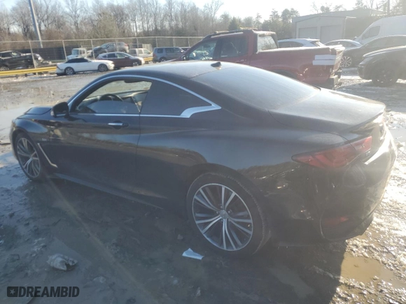 2017 Infiniti Q60 3.0t Premium with VIN JN1EV7EL0HM551037, listed as a Copart auction lot 88856015 with NaN miles and Salvage Title. Bid and sale history available at carsss.com. Image 2.