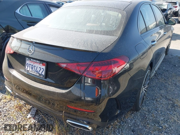 2025 Mercedes-Benz C 300 with VIN W1KAF4GB7SR257114, listed as a IAAI auction lot 42444525 with 256 mi miles and . Bid and sale history available at DreamBid. Image 17.