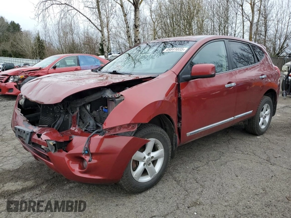 2013 Nissan Rogue S with VIN JN8AS5MV9DW666198, listed as a Copart auction lot 49841035 with 131,059 mi miles and Salvage Title. Bid and sale history available at DreamBid. Image 1.