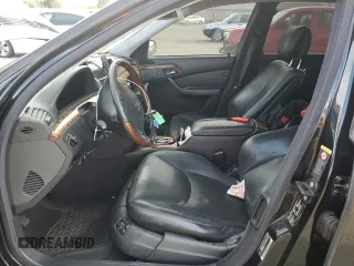 2002 Mercedes-Benz S 5.0L with VIN WDBNG75J32A295134, listed as a Copart auction lot 48179615 with 218,048 mi miles and Salvage Title. Bid and sale history available at carsss.com. Image 7.