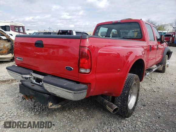 2005 Ford F-450 with VIN 1FDXW47P15EA28273, listed as a Copart auction lot 46141824 with 114,831 mi miles and Salvage title. Bid and sale history available at DreamBid. Image 3.