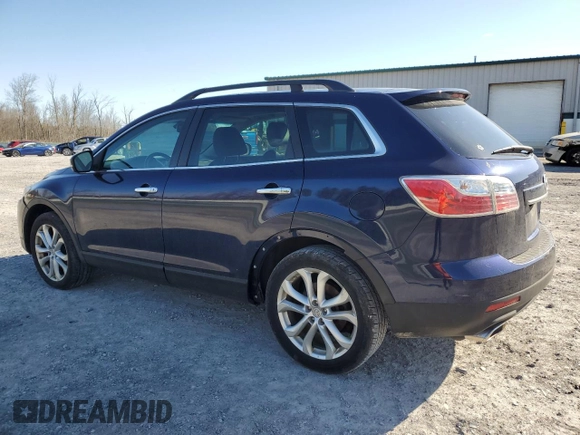 2012 Mazda CX-9 Grand Touring with VIN JM3TB3DV7C0350249, listed as a Copart auction lot 53088555 with 184,240 mi miles and Salvage Title. Bid and sale history available at carsss.com. Image 2.