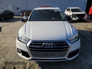 2018 Audi Q5 Premium with VIN WA1ANAFY6J2140207, listed as a Copart auction lot 48762965 with 54,070 mi miles and Salvage Title. Bid and sale history available at carsss.com. Image 5.