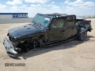 2021 Jeep Gladiator 80th Anniversary with VIN 1C6HJTAG2ML513632, listed as a Copart auction lot 57140595 with Not provided miles and Salvage title. Bid and sale history available at DreamBid. Image 1.