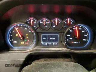 2021 Chevrolet Silverado 1500 Custom with VIN 1GCPYBEH9MZ171784, listed as a Copart auction lot 83081484 with 94,772 mi miles and Salvage Title. Bid and sale history available at DreamBid. Image 9.