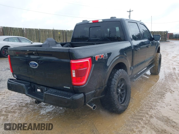 2023 Ford F-150 XL with VIN 1FTEW1EP0PFA07487, listed as a IAAI auction lot 41524699 with 22,730 mi miles. Bid and sale history available at carsss.com. Image 4.