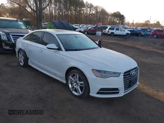 2016 Audi A6 2.0T Premium Plus with VIN WAUGFAFCXGN172910, listed as a IAAI auction lot 41593631 with 80,471 mi miles. Bid and sale history available at carsss.com. Image 1.