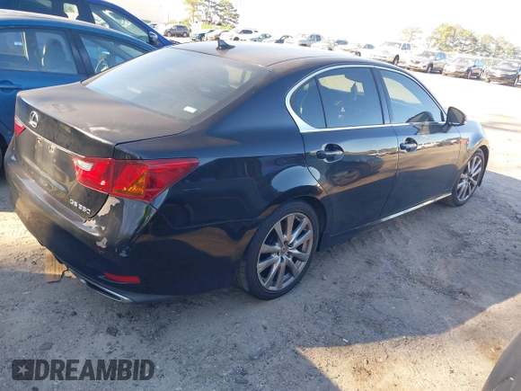 2013 Lexus GS with VIN JTHBE1BL3D5000928, listed as a IAAI auction lot 41703531 with 315,873 mi miles. Bid and sale history available at carsss.com. Image 4.