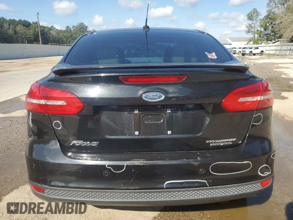 2015 Ford Focus Titanium with VIN 1FADP3J29FL311471, listed as a Copart auction lot 87805235 with 195,026 mi miles and Salvage Title. Bid and sale history available at carsss.com. Image 6.