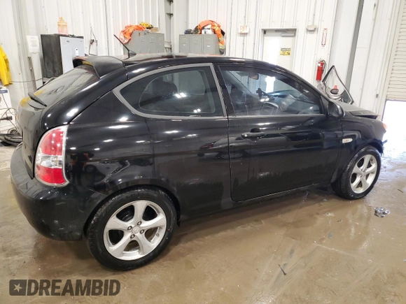 2008 Hyundai Accent SE with VIN KMHCN36C88U070184, listed as a Copart auction lot 83208594 with 173,013 mi miles and Non Repairable. Bid and sale history available at carsss.com. Image 3.