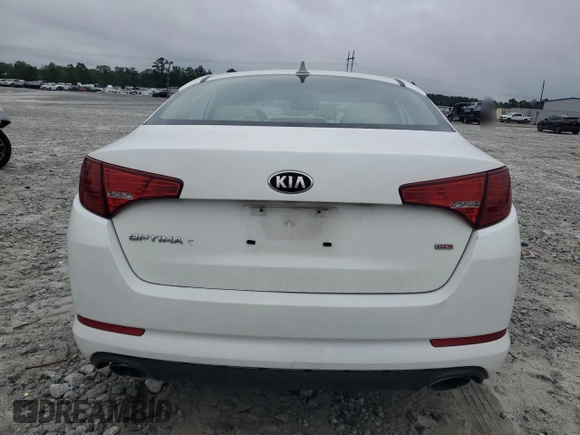 2013 Kia Optima LX z VIN KNAGM4A76D5349580, wystawiony jako Copart lot #54576975 z przebiegiem 156 241 mil mil oraz Szkoda całkowita • Salvage title. Historia ofert i sprzedaży dostępna na DreamBid. Obrazek 6.