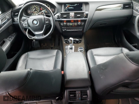 2015 BMW X3 xDrive28d with VIN 5UXWY3C57F0E95285, listed as a Copart auction lot 73287134 with 106,237 mi miles and Salvage Title. Bid and sale history available at carsss.com. Image 8.