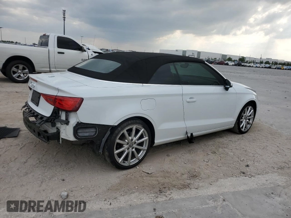 2015 Audi A3 1.8T Premium with VIN WAU6CLFF2F1135804, listed as a Copart auction lot 50355095 with 54,365 mi miles and Salvage Title. Bid and sale history available at carsss.com. Image 3.