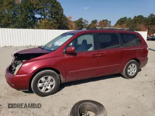 2007 Kia Sedona LX with VIN KNDMB233176190864, listed as a Copart auction lot 77267064 with 205,149 mi miles and Salvage Title. Bid and sale history available at carsss.com. Image 1.