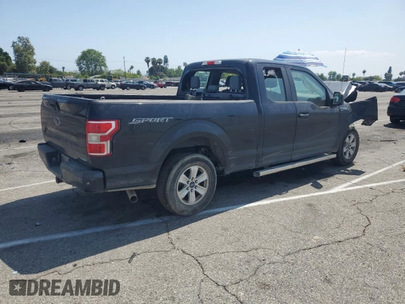 2018 Ford F-150 XL с VIN 1FTEX1CPXJFA44960, выставлен на аукционе Copart как лот 59601855 с пробегом Не указан миль и Списание • Salvage title. История ставок и продаж доступна на DreamBid. Изображение 3.