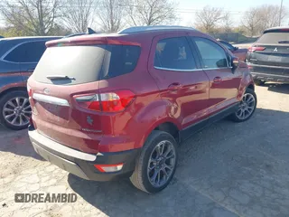 2019 Ford EcoSport Titanium with VIN MAJ3S2KEXKC272574, listed as a IAAI auction lot 41743534 with 83,248 mi miles and . Bid and sale history available at DreamBid. Image 4.