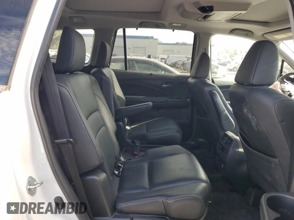 2021 Honda Pilot Elite with VIN 5FNYF6H02MB029791, listed as a Copart auction lot 42829435 with 54,403 mi miles and Salvage Title. Bid and sale history available at DreamBid. Image 11.