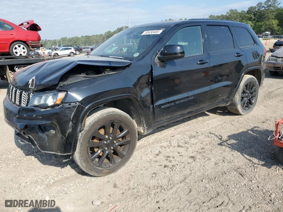 2017 Jeep Grand Cherokee Laredo with VIN 1C4RJEAG5HC845739, listed as a Copart auction lot 53430465 with 0 mi miles and Salvage Title. Bid and sale history available at carsss.com. Image 1.