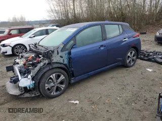 2022 Nissan LEAF SV with VIN 1N4AZ1CV1NC553226, listed as a Copart auction lot 83219574 with 13,776 mi miles and Salvage Title. Bid and sale history available at DreamBid. Image 1.