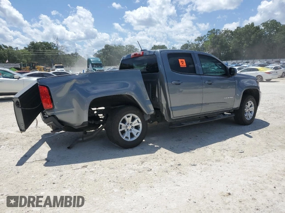 2022 Chevrolet Colorado 2WD LT z VIN 1GCGSCEA9N1300391, wystawiony jako Copart lot #61027495 z przebiegiem 43 246 mil mil oraz Szkoda całkowita • Salvage title. Historia ofert i sprzedaży dostępna na DreamBid. Obrazek 3.