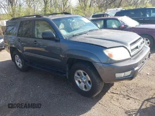 2005 Toyota 4Runner SR5 with VIN JTEBT14R250051016, listed as a IAAI auction lot 41939407 with 127,584 mi miles and . Bid and sale history available at DreamBid. Image 1.