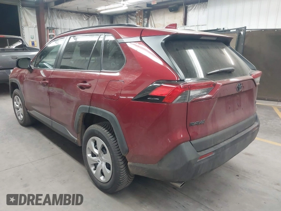 2021 Toyota RAV4 LE with VIN 2T3F1RFV2MW218151, listed as a IAAI auction lot 41861115 with 59,591 mi miles. Bid and sale history available at carsss.com. Image 3.