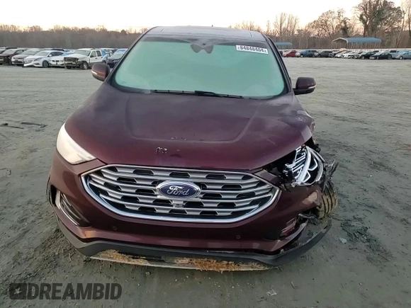 2020 Ford Edge Titanium with VIN 2FMPK4K99LBA66590, listed as a Copart auction lot 84848404 with 72,794 mi miles and Salvage Title. Bid and sale history available at carsss.com. Image 12.