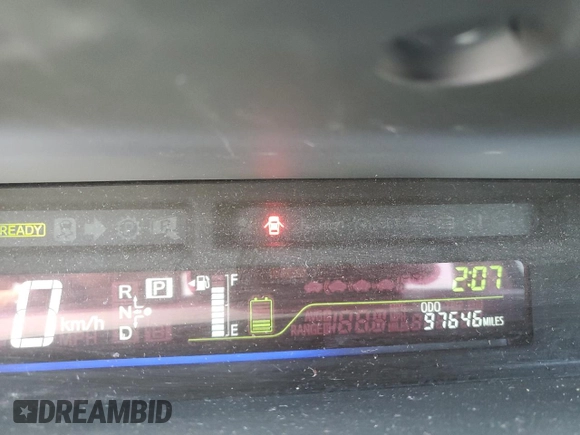 2012 Toyota Prius Two with VIN JTDZN3EUXC3146026, listed as a Copart auction lot 44641275 with 97,646 mi miles and Salvage Title. Bid and sale history available at DreamBid. Image 9.