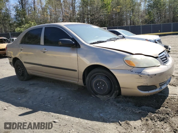 2007 Toyota Corolla CE with VIN 2T1BR32E77C774318, listed as a Copart auction lot 52458855 with 275,730 mi miles and Clean Title. Bid and sale history available at DreamBid. Image 4.