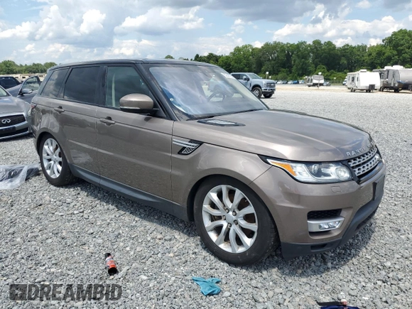 2017 Land Rover Range Rover Sport HSE with VIN SALWR2FVXHA676615, listed as a Copart auction lot 63258725 with 88,293 mi miles and Clean title. Bid and sale history available at DreamBid. Image 4.