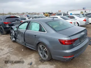 2018 Audi A4 Premium Plus with VIN WAUENAF45JN009737, listed as a IAAI auction lot 41705608 with 1 mi miles. Bid and sale history available at carsss.com. Image 3.