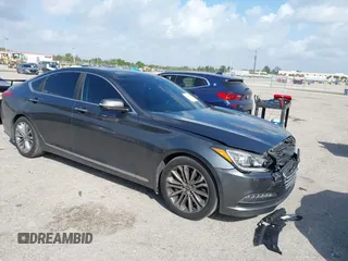2017 Genesis G80 3.8L with VIN KMHGN4JE0HU211295, listed as a IAAI auction lot 41731125 with 94,245 mi miles. Bid and sale history available at carsss.com. Image 1.