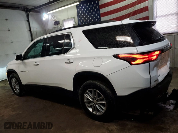 2023 Chevrolet Traverse LT z VIN 1GNEVHKW3PJ146475, wystawiony jako Copart lot #51575065 z przebiegiem 38 475 mil mil oraz Szkoda całkowita • Salvage title. Historia ofert i sprzedaży dostępna na DreamBid. Obrazek 2.