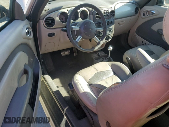 2005 Chrysler PT Cruiser GT z VIN 3C3AY75S25T501468, wystawiony jako Copart lot #50221195 z przebiegiem 141 609 mil mil oraz Szkoda całkowita • Salvage title. Historia ofert i sprzedaży dostępna na DreamBid. Obrazek 8.
