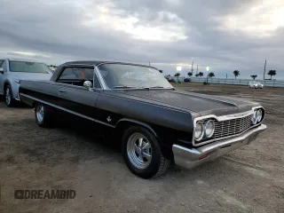 1964 Chevrolet Impala с VIN 41447Y159989, выставлен на аукционе Copart как лот 75836714 с пробегом Не указан миль и Списание • Salvage title. История ставок и продаж доступна на DreamBid. Изображение 4.