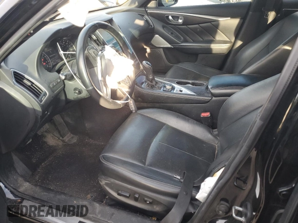 2021 Infiniti Q50 Signature Edition with VIN JN1EV7CP7MM700575, listed as a Copart auction lot 87163414 with 92,864 mi miles and Salvage title. Bid and sale history available at DreamBid. Image 7.