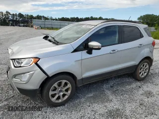 2021 Ford EcoSport SE with VIN MAJ3S2GEXMC453511, listed as a Copart auction lot 60623255 with 38,306 mi miles and Salvage title. Bid and sale history available at DreamBid. Image 1.
