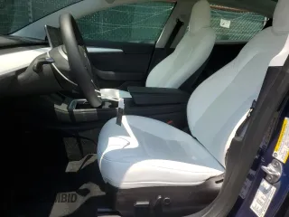 2023 Tesla Model 3 with VIN 5YJ3E1EAXPF419636, listed as a Copart auction lot 59754495 with 14,407 mi miles and Salvage title. Bid and sale history available at DreamBid. Image 7.