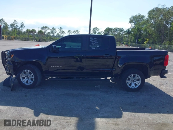 2021 Chevrolet Colorado 2WD LT with VIN 1GCGSCEN1M1131727, listed as a IAAI auction lot 42181484 with 54,764 mi miles and . Bid and sale history available at DreamBid. Image 14.