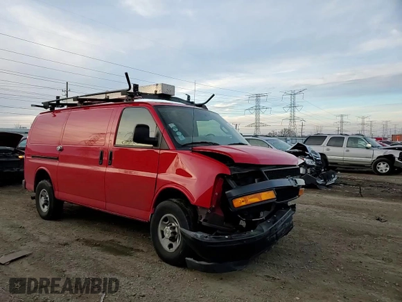 2020 Chevrolet Express Cargo Van with VIN 1GCWGAFP7L1275105, listed as a Copart auction lot 81999044 with 0 mi miles and Salvage Title. Bid and sale history available at carsss.com. Image 11.