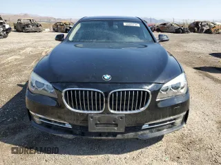 2015 BMW 7 Series 740i with VIN WBAYA6C5XFD826895, listed as a Copart auction lot 66889794 with Not Provided miles and Salvage Title. Bid and sale history available at DreamBid. Image 5.