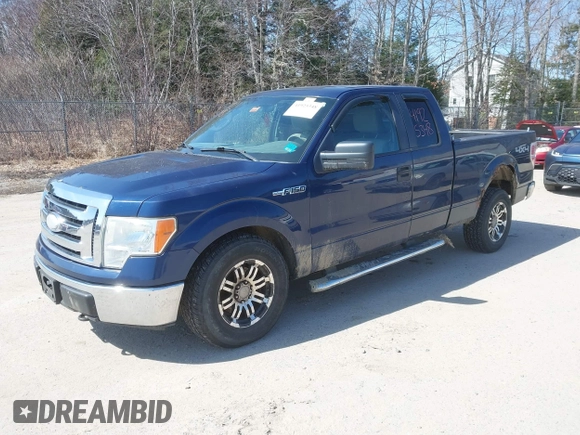 2009 Ford F-150 STX with VIN 1FTRX14889KB49041, listed as a IAAI auction lot 41925348 with 105,253 mi miles. Bid and sale history available at carsss.com. Image 2.