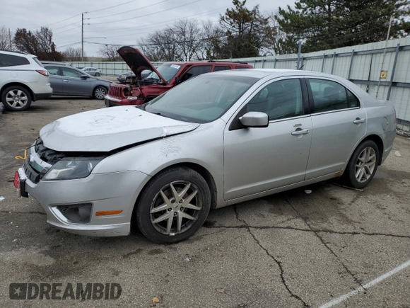 2012 Ford Fusion SEL with VIN 3FAHP0JA9CR344734, listed as a Copart auction lot 84553264 with 219,152 mi miles and Salvage Title. Bid and sale history available at carsss.com. Image 1.
