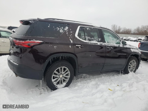2023 Chevrolet Traverse LT Cloth with VIN 1GNEVGKW2PJ165982, listed as a Copart auction lot 44550735 with 68,503 mi miles and Non Repairable. Bid and sale history available at carsss.com. Image 3.