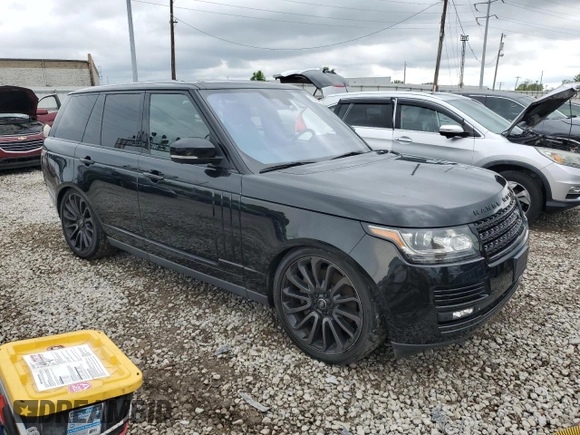 2014 Land Rover Range Rover Supercharged with VIN SALGS2TF5EA174712, listed as a Copart auction lot 56393695 with 96,585 mi miles and Clean title. Bid and sale history available at DreamBid. Image 4.