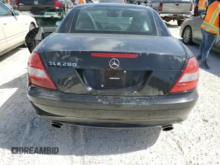 2006 Mercedes-Benz SLK-Class 3.0L with VIN WDBWK54F66F102164, listed as a Copart auction lot 77269014 with 135,786 mi miles and Salvage Title. Bid and sale history available at carsss.com. Image 6.