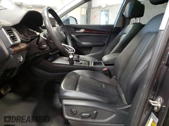 2019 Audi Q5 Premium with VIN WA1ANAFY8K2051689, listed as a Copart auction lot 53305245 with 29,980 mi miles and Salvage Title. Bid and sale history available at carsss.com. Image 7.