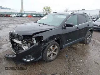 2019 Jeep Cherokee Limited with VIN 1C4PJMDX4KD251190, listed as a IAAI auction lot 41971282 with 28,207 mi miles and . Bid and sale history available at DreamBid. Image 2.